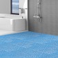 VEVOR Modular Interlocking Cushion, 55 Pack 30 x 30 cm Splicing Drinage Mats, Μαλακό PVC Πλακάκια δαπέδου αποχέτευσης, Αντιολισθητικές οπές αποστράγγισης για τουαλέτα, Μπάνιο, Κουζίνα, Πισίνα, Υγρό Χώρο, Μπλε