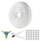 Σωλήνας VEVOR PEX-AL-PEX, 300 m, διάμετρος 16 mm, Σύνθετος σωλήνας Αλουμινίου-Πλαστικού Οξυγόνου Barriant Radiant Floor Pipe PEX, 2 mm Πάχος Radiant Heat Floor Plumbing Eσωτερικό στρώμα αλουμινίου Σωλήνας PEX Tubing