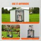 VEVOR Garden Tool Organizer, 10 Slots, Yard Tower Tower Rack για Οργάνωση και Αποθήκευση Γκαράζ, Hold Long Handled Tool/Rake/Brow/Shovel, PP Garden Tool Stand Organizer για αυλή, υπόστεγο, εξωτερικούς χώρους