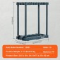 VEVOR Garden Tool Organizer, 10 Slots, Yard Tower Tower Rack για Οργάνωση και Αποθήκευση Γκαράζ, Hold Long Handled Tool/Rake/Brow/Shovel, PP Garden Tool Stand Organizer για αυλή, υπόστεγο, εξωτερικούς χώρους