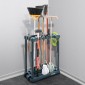 VEVOR Garden Tool Organizer, 10 Slots, Yard Tower Tower Rack για Οργάνωση και Αποθήκευση Γκαράζ, Hold Long Handled Tool/Rake/Brow/Shovel, PP Garden Tool Stand Organizer για αυλή, υπόστεγο, εξωτερικούς χώρους