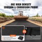 VEVOR Non Woven Geotextile Fabric Under Gravel, 3 m x 30,5 m 271g/㎡ Driveway Fabric Landscape Fabric, Heavy Duty Weed Barrier Fabric, Ground Cover Weed Control Fabric, French Drains Drainage Fabric, Μαύρο