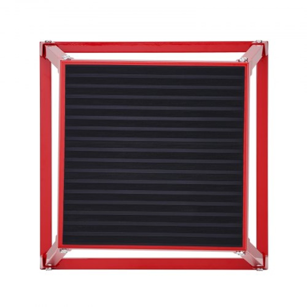 VEVOR Plyometric Jump Box, 18 Inch Plyo Box, Steel Plyometric Platform and Jumping Agility Box, Anti-slip Fitness Step Up Box for Home Gym Training, Conditioning Strength Training, Κόκκινο