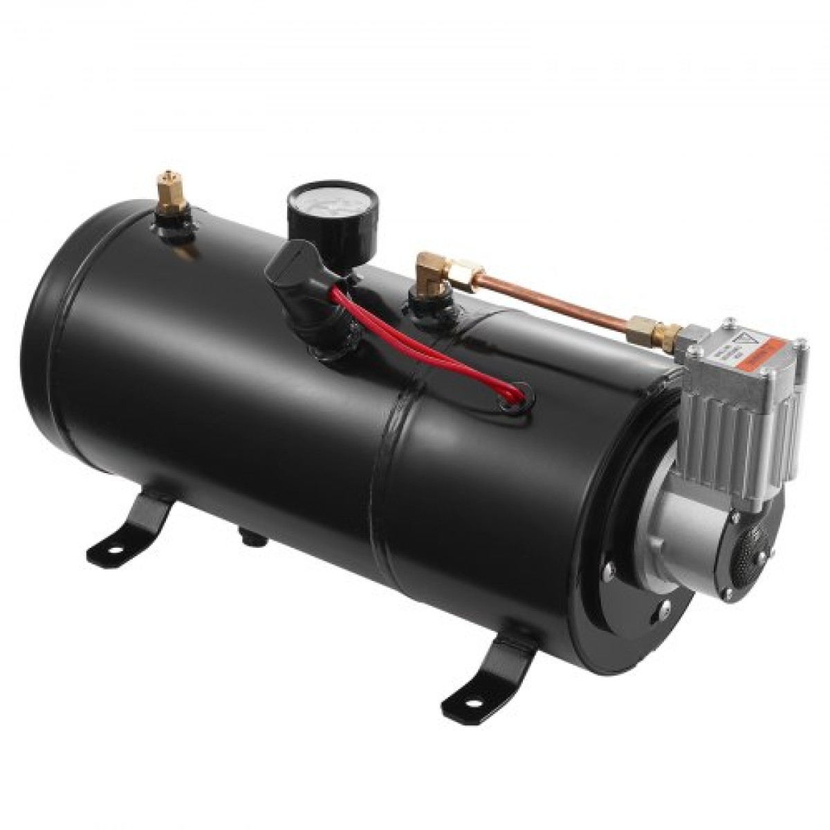 VEVOR 12V Air Compressor with Tank 0,8 Gallon/3 L, Train Horn Air Compressor, 120 psi Working Pressure Onboard Air Compressor System for Train Air Horns, Inflating ελαστικά, Air Stratters