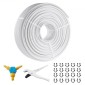 Σωλήνας VEVOR PEX-AL-PEX, 200 m, διάμετρος 16 mm, σύνθετος σωλήνας αλουμινίου-πλαστικού φράγματος οξυγόνου Ακτινοβόλος σωλήνας δαπέδου PEX, πάχος 2 mm Radiant θερμότητας δαπέδου υδραυλικά Εσωτερικό στρώμα αλουμινίου Σωλήνας PEX Tubing
