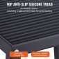 VEVOR Plyometric Jump Box, 12 Inch Plyo Box, Steel Plyometric Platform and Jumping Agility Box, Anti-slip Fitness Step Up Box for Home Gym Training, Conditioning Strength Training, Μαύρο