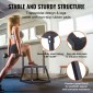 VEVOR Plyometric Jump Box, 12 Inch Plyo Box, Steel Plyometric Platform and Jumping Agility Box, Anti-slip Fitness Step Up Box for Home Gym Training, Conditioning Strength Training, Μαύρο