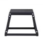 VEVOR Plyometric Jump Box, 12 Inch Plyo Box, Steel Plyometric Platform and Jumping Agility Box, Anti-slip Fitness Step Up Box for Home Gym Training, Conditioning Strength Training, Μαύρο