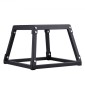 VEVOR Plyometric Jump Box, 12 Inch Plyo Box, Steel Plyometric Platform and Jumping Agility Box, Anti-slip Fitness Step Up Box for Home Gym Training, Conditioning Strength Training, Μαύρο