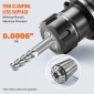 VEVOR 25 τεμ. ER32 Collet Set, 1/16''-13/16'', ER32 Spring Collet Chuck Set, 0,0006"/15 μm TIR Lathe Chuck Tool with 25 Labeled Storage Boxes, for CNC Graving Machine Press Milling Lathe Tool Drill