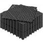 Πλακάκια δαπέδου VEVOR Interlocking Drainage 30,5 x 30,5 cm Αντιολισθητικά πλακάκια δαπέδου PVC 12 Συσκευασία