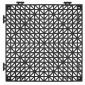 Πλακάκια δαπέδου VEVOR Interlocking Drainage 30,5 x 30,5 cm Αντιολισθητικά πλακάκια δαπέδου PVC 12 Συσκευασία