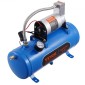 VEVOR 12V Air Compressor with Tank 1,6 Gallon/6 L, Train Horn Air Compressor, 120 psi Working Pressure Onboard Air Compressor System for Train Air Horns, Inflating ελαστικά, Air Stratters