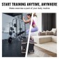VEVOR 3 σε 1 Plyometric Jump Box, 16/14/12 Inch Wooden Plyo Box, Platform & Jumping Agility Box, Anti-slip Fitness Exercise Step Up Box for Home Gym Training, Conditioning Strength Training, Μαύρο