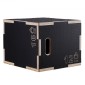 VEVOR 3 σε 1 Plyometric Jump Box, 16/14/12 Inch Wooden Plyo Box, Platform & Jumping Agility Box, Anti-slip Fitness Exercise Step Up Box for Home Gym Training, Conditioning Strength Training, Μαύρο