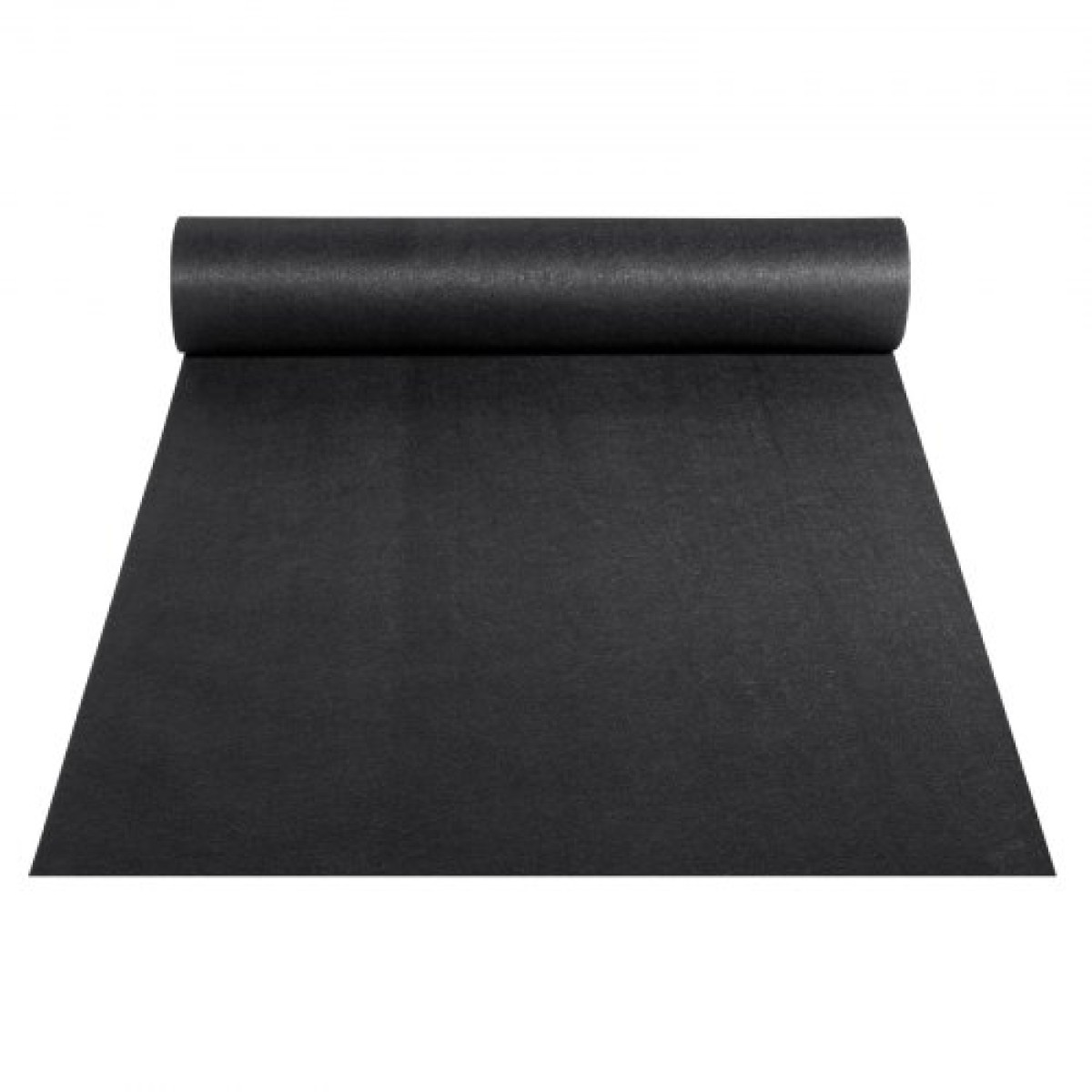 VEVOR Non Woven Geotextile Fabric Under Gravel, 6x50FT 8OZ Driveway Fabric Landscape Fabric, Heavy Duty Weed Barrier Fabric, Ground Cover Weed Control Fabric, French Drains Drainage Fabric, μαύρο