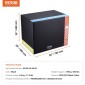 VEVOR 3 σε 1 Plyometric Jump Box, 30/24/20 Inch Foam Plyo Box, Platform & Jumping Agility Box, Anti-slip Fitness Step Up Box for Home Gym Training, Conditioning Strength Training, Μαύρο