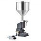 VEVOR Pneumatic Paste Liquid Filling Machine, 5-50ml Bottle Filler, Bottle Filler Machine, Inox Steel Liquid Filler with Pedal for Milk Water Juice Essential Oil Shampoo Cosmetic Honey Lotion
