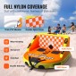 Ρυμουλκούμενος σωλήνας VEVOR για βαρκάδα, 1-2 Riders Φουσκωτοί ρυμουλκούμενοι σωλήνες με καθίσματα και πλάτη στο κατάστρωμα, σωλήνας θαλάσσιου σπορ 340 lbs για τράβηγμα σκάφους, πλήρες νάιλον κάλυμμα, λαβές EVA και βαλβίδα ασφαλείας ταχύτητας