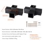 Σετ βραχίονα πέργκολας VEVOR 10,2 cm x 10,2 cm, εσωτερικό μέγεθος 9,1 cm x 9,1 cm 2 τεμ.