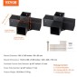 Σετ βραχίονα πέργκολας VEVOR 10,2 cm x 10,2 cm, εσωτερικό μέγεθος 9,1 cm x 9,1 cm 2 τεμ.