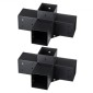 Σετ βραχίονα πέργκολας VEVOR 10,2 cm x 10,2 cm, εσωτερικό μέγεθος 9,1 cm x 9,1 cm 2 τεμ.