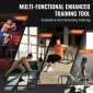 VEVOR Plyometric Jump Boxes, 12/18/24 Inch Plyo Box, Platform and Jumping Agility Box, Anti-slip Fitness Exercise Step Up Box for Home Gym Training, Conditioning Strength Training, Μαύρο