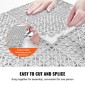 Πλακάκια δαπέδου VEVOR Interlocking Drainage 30,5 x 30,5 cm Αντιολισθητικά πλακάκια δαπέδου PVC 12 Συσκευασία