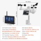VEVOR 7-σε-1 Wi-Fi Μετεωρολογικός Σταθμός 186 mm (7 ίντσες) Οθόνη TFT Ασύρματος εξωτερικός αισθητήρας