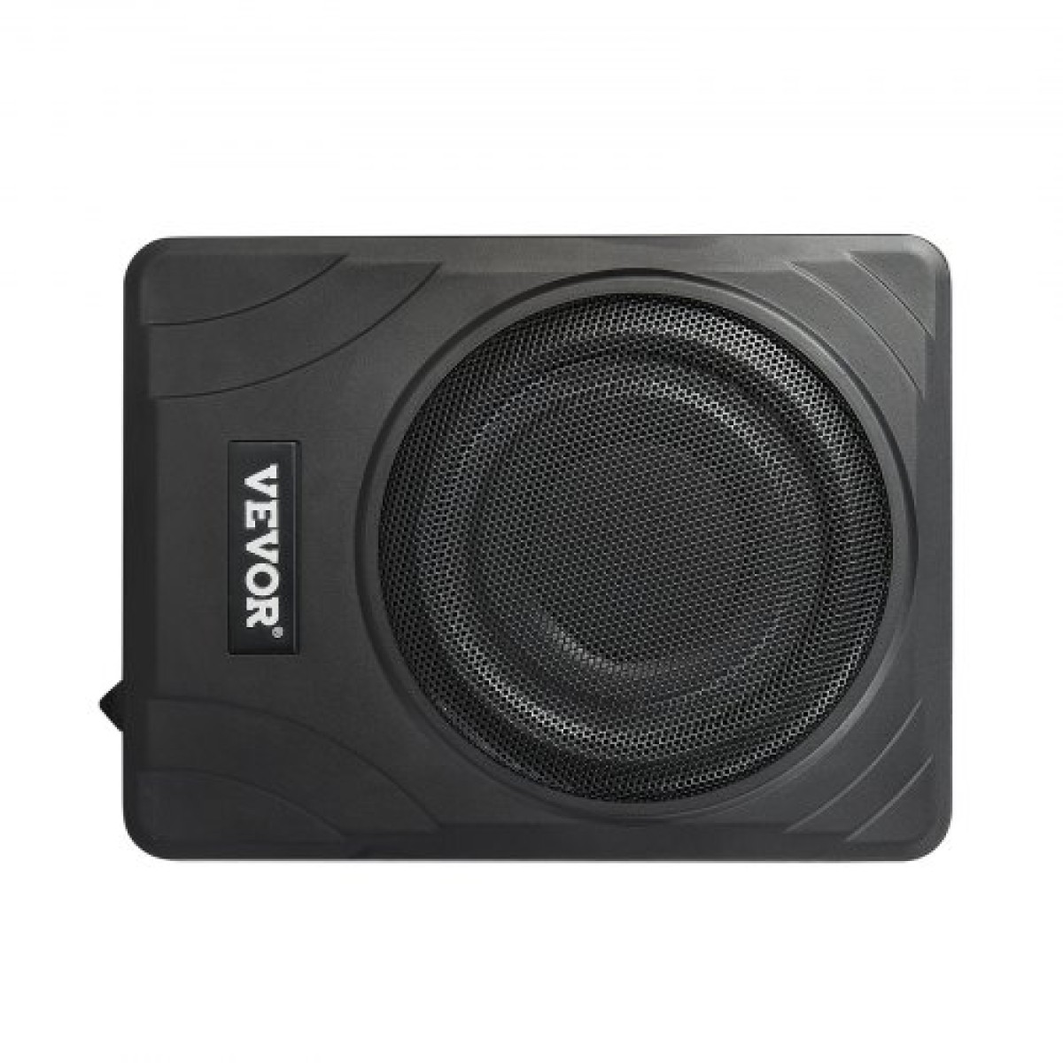 Υπογούφερ αυτοκινήτου VEVOR 8" 300W, Λεπτά υπογούφερ αυτοκινήτου κάτω από το κάθισμα, Ενσωματωμένος δευτερεύων ενισχυτής ήχου χαμηλού προφίλ, είσοδος υψηλού/χαμηλού επιπέδου και ελεγκτής έντασης ήχου για SUV, αυτοκίνητο, φορτηγό, RV