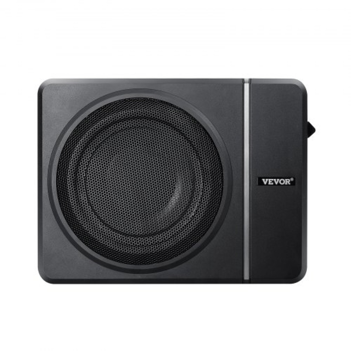 Υπογούφερ αυτοκινήτου VEVOR 8" 240 W, Λεπτά υπογούφερ αυτοκινήτου κάτω από το κάθισμα, Ενσωματωμένος δευτερεύων ενισχυτής ήχου χαμηλού προφίλ, είσοδος υψηλού/χαμηλού επιπέδου και ελεγκτής έντασης ήχου για SUV, αυτοκίνητο, φορτηγό, RV