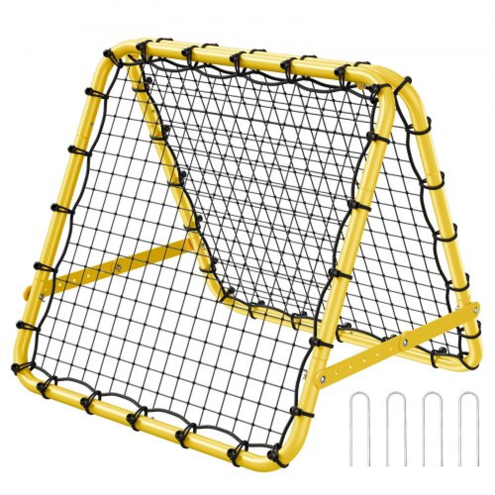 VEVOR Soccer Rebounder Rebound Net, φορητό δώρο προπόνησης ποδοσφαίρου 40"x35"x37", δίχτυ τέρματος πλήρως ρυθμιζόμενες γωνίες, βοηθήματα και εξοπλισμός για παιδιά, εφήβους και όλες τις ηλικίες, εύκολη ρύθμιση και τέλεια αποθήκευση