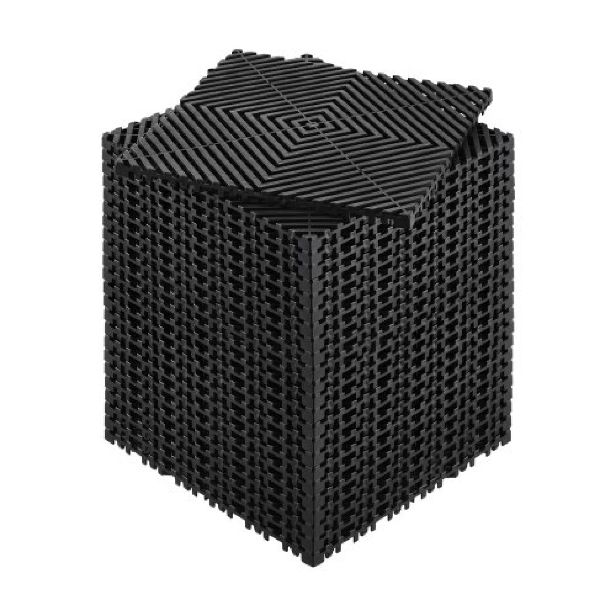 VEVOR Interlocking Drinage Mat, 12" x 12" Modular Interlocking Cushion, 24 Pcs Spicing Drinage Mats, Αντιολισθητικό Μαύρο PP Πλακάκι δαπέδου αποστράγγισης και Χαλάκι ντους, για γκαράζ, κήπο, κουζίνα και εξωτερικό χώρο