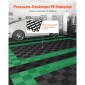 VEVOR Interlocking Drinage Mat, 12" x 12" Modular Interlocking Cushion, 12 Pcs Spicing Drinage Mats, Αντιολισθητικό Μαύρο PP Πλακάκι δαπέδου αποστράγγισης και Χαλάκι ντους, για γκαράζ, κήπο, κουζίνα και εξωτερικό χώρο