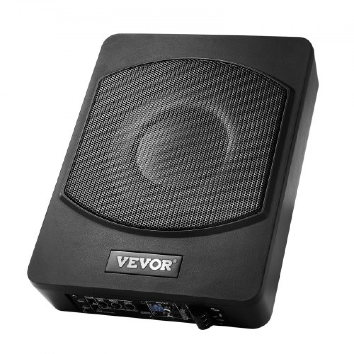 Υπογούφερ αυτοκινήτου VEVOR 10" 240W, Λεπτά υπογούφερ αυτοκινήτου κάτω από το κάθισμα, Ενσωματωμένος δευτερεύων ενισχυτής ήχου χαμηλού προφίλ, είσοδος υψηλού/χαμηλού επιπέδου και ελεγκτής έντασης ήχου για SUV, αυτοκίνητο, φορτηγό, RV