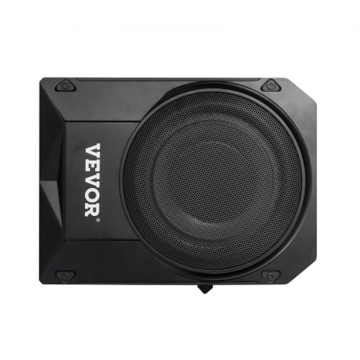 Υπογούφερ αυτοκινήτου VEVOR 10" 400 W, Λεπτά υπογούφερ αυτοκινήτου κάτω από το κάθισμα, Ενσωματωμένος δευτερεύων ενισχυτής ήχου χαμηλού προφίλ, είσοδος υψηλού/χαμηλού επιπέδου και ελεγκτής έντασης ήχου για SUV, αυτοκίνητο, φορτηγό, RV