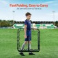 VEVOR Soccer Rebounder Rebound Net, Kick-Back 34"x34", φορητά δώρα προπόνησης ποδοσφαίρου, πλήρως ρυθμιζόμενο δίχτυ γωνιών, βοηθήματα και εξοπλισμός για παιδιά, εφήβους και όλες τις ηλικίες, Εύκολη ρύθμιση και τέλεια αποθήκευση