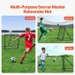 VEVOR Soccer Rebounder Rebound Net, Kick-Back 34"x34", φορητά δώρα προπόνησης ποδοσφαίρου, πλήρως ρυθμιζόμενο δίχτυ γωνιών, βοηθήματα και εξοπλισμός για παιδιά, εφήβους και όλες τις ηλικίες, Εύκολη ρύθμιση και τέλεια αποθήκευση