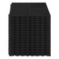VEVOR Interlocking Drinage Mat, 15,7” x 15,7” Modular Interlocking Cushion, 24 Pcs Spicing Dranage Mats, Αντιολισθητικό Μαύρο PP Πλακάκι δαπέδου αποστράγγισης και Χαλάκι ντους, για γκαράζ, κήπο, κουζίνα και εξωτερικό χώρο