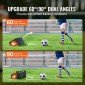 VEVOR Soccer Rebounder Board, Φορητός τοίχος ποδοσφαίρου 32"X12" με 2 γωνίες ανάκαμψης, αναδιπλούμενος HDPE Kickback Rebound Board, Εξοπλισμός προπόνησης ποδοσφαίρου για παιδιά και ενήλικες, Passing & Shooting Practice