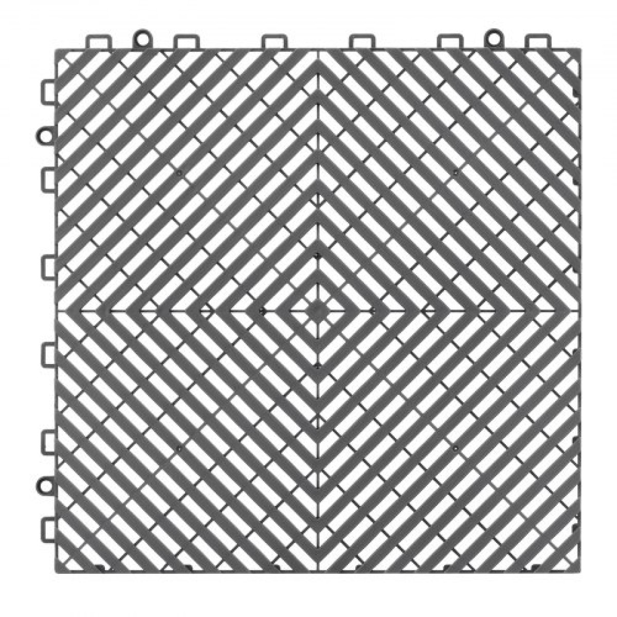 VEVOR Interlocking Drinage Mat, 12" x 12" Modular Interlocking Cushion, 12 Pcs Spicing Drinage Mats, Αντιολισθητικό Γκρι PP Πλακάκι δαπέδου αποστράγγισης και Χαλάκι ντους, για γκαράζ, κήπο, κουζίνα και εξωτερικό χώρο