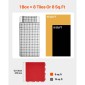 VEVOR Dryland Tiles for Hockey Floor Mat, 12 x 12 σε 8 τεμ. Συμπλεκόμενη ευέλικτη επιφάνεια προπόνησης, Πλακάκια δαπέδου χορού, σανίδα προπόνησης χόκεϊ για σκοποβολή (Κόκκινο, 8 sq. ft/Box)