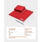 VEVOR Dryland Tiles for Hockey Floor Mat, 12 x 12 σε 8 τεμ. Συμπλεκόμενη ευέλικτη επιφάνεια προπόνησης, Πλακάκια δαπέδου χορού, σανίδα προπόνησης χόκεϊ για σκοποβολή (Κόκκινο, 8 sq. ft/Box)