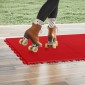 VEVOR Dryland Tiles for Hockey Floor Mat, 12 x 12 σε 8 τεμ. Συμπλεκόμενη ευέλικτη επιφάνεια προπόνησης, Πλακάκια δαπέδου χορού, σανίδα προπόνησης χόκεϊ για σκοποβολή (Κόκκινο, 8 sq. ft/Box)