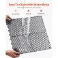 VEVOR Interlocking Drinage Mat, 15,7” x 15,7” Modular Interlocking Cushion, 24 Pcs Spicing Dranage Mats, Αντιολισθητικό Γκρι PP Πλακάκι δαπέδου αποστράγγισης και Χαλάκι ντους, για γκαράζ, κήπο, κουζίνα και εξωτερικό χώρο