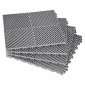 VEVOR Interlocking Drinage Mat, 15,7” x 15,7” Modular Interlocking Cushion, 24 Pcs Spicing Dranage Mats, Αντιολισθητικό Γκρι PP Πλακάκι δαπέδου αποστράγγισης και Χαλάκι ντους, για γκαράζ, κήπο, κουζίνα και εξωτερικό χώρο
