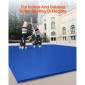 VEVOR Dryland Tiles for Hockey Floor Mat, 12 x 12 σε 8 τεμ. Αλληλένδετη ευέλικτη επιφάνεια προπόνησης, Πλακάκια δαπέδου χορού, σανίδα προπόνησης χόκεϊ για σκοποβολή (Μπλε, 8 τ.μ./Κουτί)