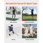 VEVOR Dryland Tiles for Hockey Floor Mat, 12 x 12 σε 8 τεμ. Αλληλένδετη ευέλικτη επιφάνεια προπόνησης, Πλακάκια δαπέδου χορού, σανίδα προπόνησης χόκεϊ για σκοποβολή (Μπλε, 8 τ.μ./Κουτί)