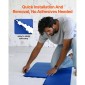 VEVOR Dryland Tiles for Hockey Floor Mat, 12 x 12 σε 8 τεμ. Αλληλένδετη ευέλικτη επιφάνεια προπόνησης, Πλακάκια δαπέδου χορού, σανίδα προπόνησης χόκεϊ για σκοποβολή (Μπλε, 8 τ.μ./Κουτί)