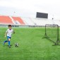 VEVOR Soccer Rebound Trainer, 6x4FT Iron Soccer Training Equipment, Sports Football Rebounder Wall, Διχτυωτό διπλής όψης, Εύκολη συναρμολόγηση, Ιδανικό για εξάσκηση στην πίσω αυλή, Solo Training, Passing